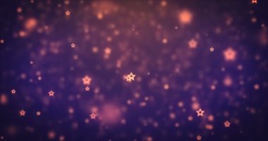 Loopable animasyon turuncu yıldız kutsal kişilerin resmi arka plan hareketli modern