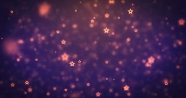 Loopable animasyon turuncu yıldız kutsal kişilerin resmi arka plan hareketli modern