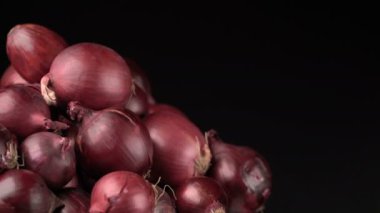 dönen kırmızı soğan arka plan