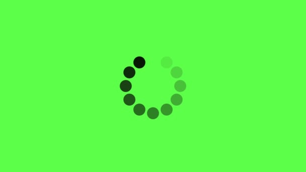 Caricamento cerchio icona sfondo — Video Stock