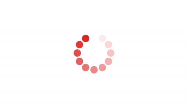 Laddar cirkel ikon bakgrund — Stockvideo
