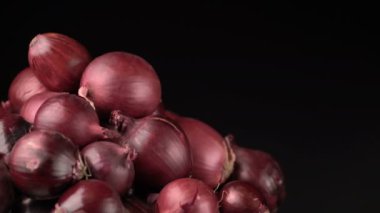dönen kırmızı soğan arka plan