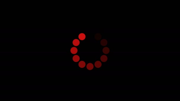 Carregando círculo ícone fundo — Vídeo de Stock