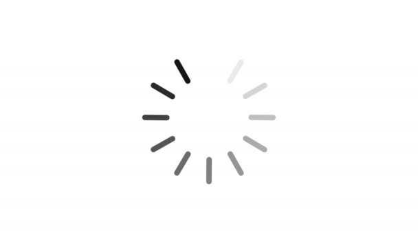 Laddar cirkel ikon bakgrund — Stockvideo