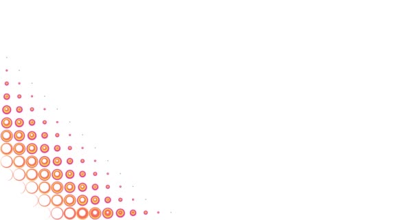 Cerchio transizione astratto sfondo — Video Stock
