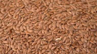 arka plan dönen birçok keten tohumu