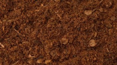 Görüntüleri toz Harissa baharat döndürmek arka plan.