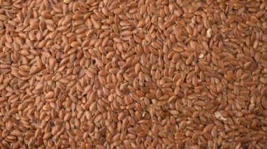 arka plan dönen birçok keten tohumu