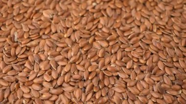 arka plan dönen birçok keten tohumu