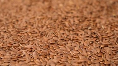 arka plan dönen birçok keten tohumu