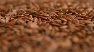 arka plan dönen birçok keten tohumu