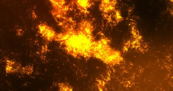 Hot Lava Lake Volcano Texture Abstract Background — Stock Photo, Image