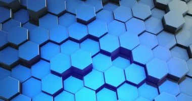 Loop Soyut Renkli Altıgen Petek Arka Plan