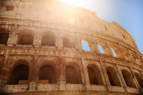 Coliseo Roma Italia Coliseo Monumento Importante Antigüedad Uno Los Principales — Foto de Stock