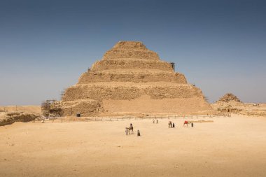 Step pyramid of Djoser in Saqqara, , Egypt clipart