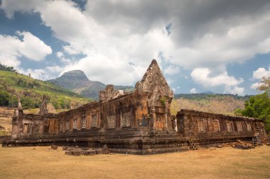 WAT Phu Champasak, Güney Laos yılında Unesco Dünya Mirası olduğunu