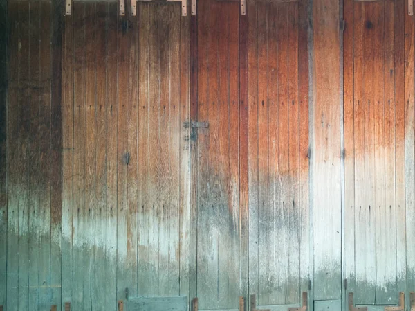 Alte Holztür Hauswand — Stockfoto