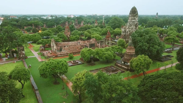 Der historische Tempel in Ayutthaya, Thailand — Stockfoto