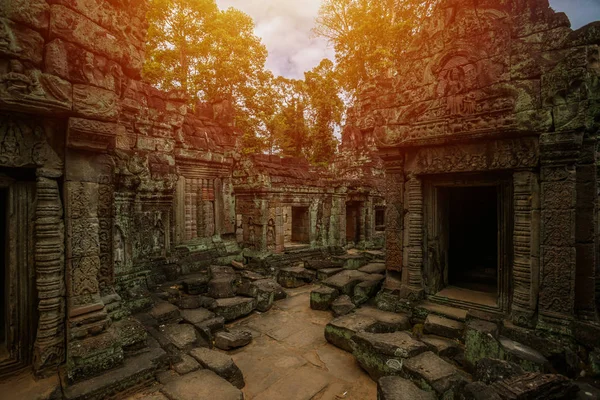 Templo Prasat Preah Khan, en Siem Reap, Camboya — Foto de Stock