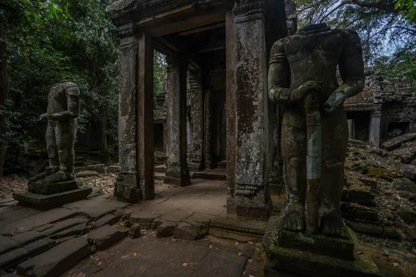 Prasat Preah Khan-tempel, in Siem Reap, Cambodja — Stockfoto