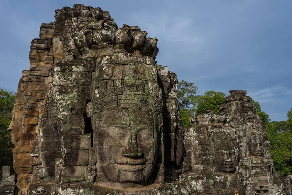 Bayon tapınağı, Angkor Wat, Siam Reap, Kamboçya — Stok fotoğraf