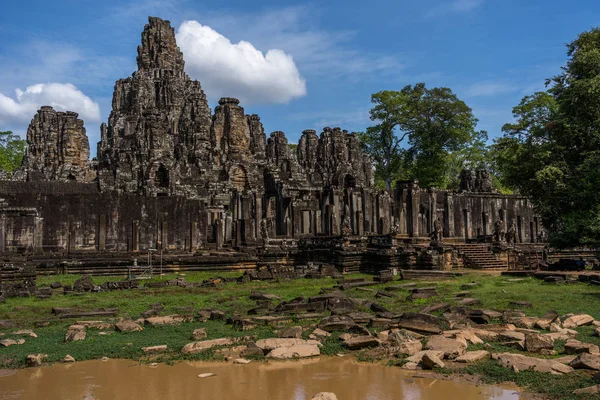 Templo de Bayon, Angkor Wat, Siam Reap, Camboya — Foto de Stock