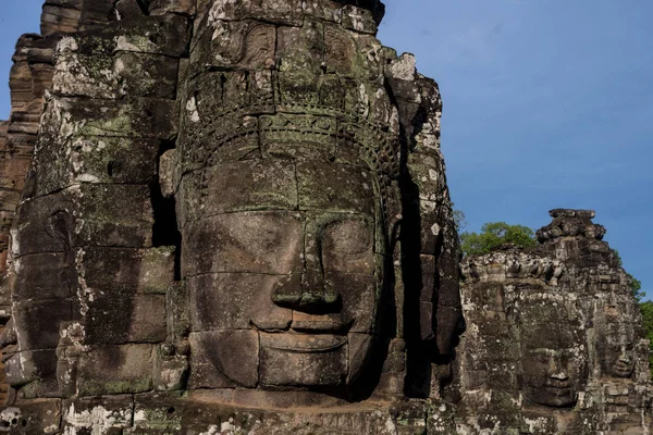 Bayon tapınağı, Angkor Wat, Siam Reap, Kamboçya — Stok fotoğraf