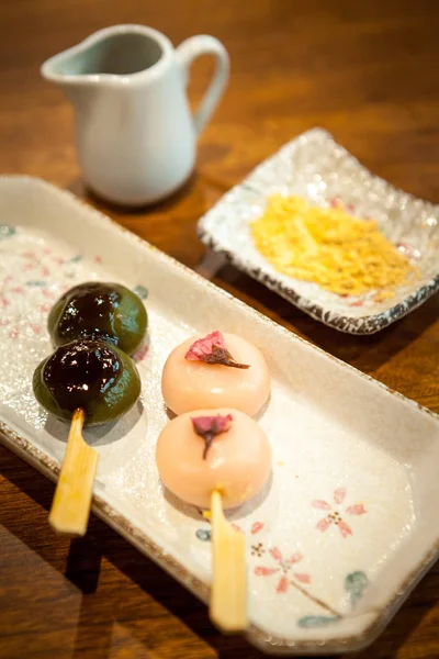 Traditionele Japanse Mochi dessert — Stockfoto