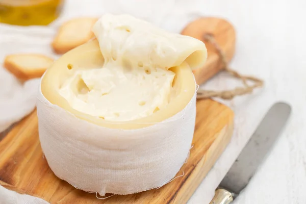 Queijo Típico Português Serra Estrela — Fotografia de Stock