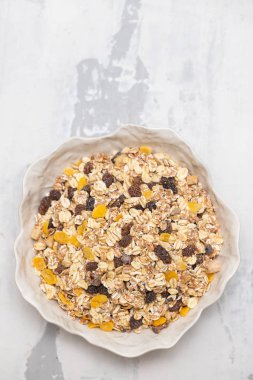 Beyaz güzel kase müsli