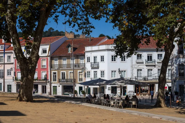 Alcobaca Portugal Septiembre 2018 Vista Sobre Plaza — Foto de Stock