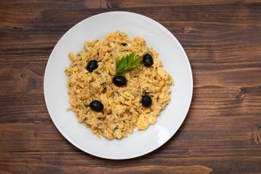 tipik Portekizce bacalhau bir sütyen çanağı.