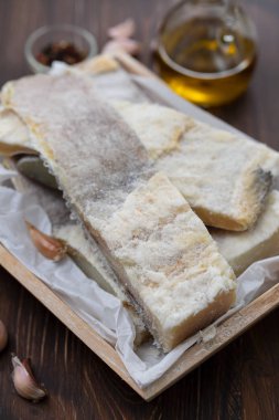 kuru tuzlanmış morina balığı