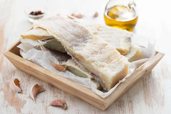 Dry Salted Cod Fish — Stock Photo, Image