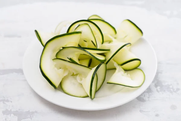 Vegetabiliska Spaghetti Maträtt — Stockfoto