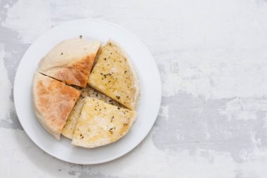 tipik portekizce ekmek Madeira Bolo caco yapmak