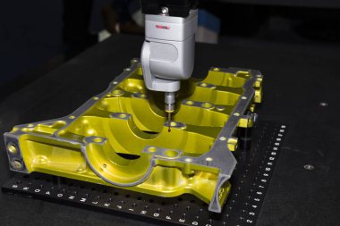 işlenmiş alüminyum parçalar boyut Cmm tarafından kontrol