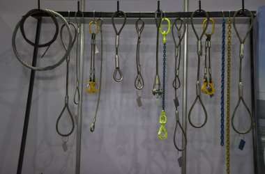 Kaldırma ağır nesne için askı kablosu; yakın çekim