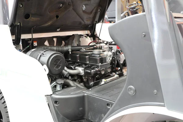 Motor Carretilla Elevadora Detalle Mostrado Las Piezas — Foto de Stock