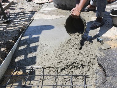 alt kafes çelik Filmaşin içine Beton dökme
