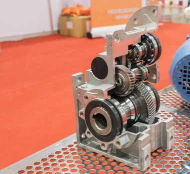 Sonsuz Dişli Pompa kesiti; seçici odak