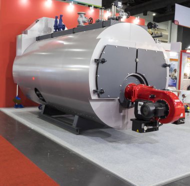 Bolier endüstriyel ekipman; yakın çekim