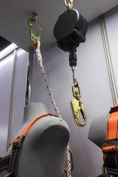 Industrial Safety Harness Equipment High Ground Workin — Stock Photo, Image