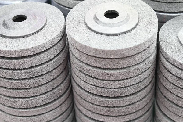 La almohadilla industrial de la rueda de fregar  ; — Foto de Stock