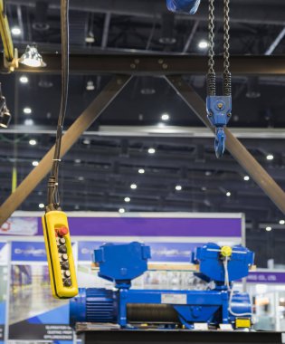 Asansör nesne için vinç ve kontrol paneli 