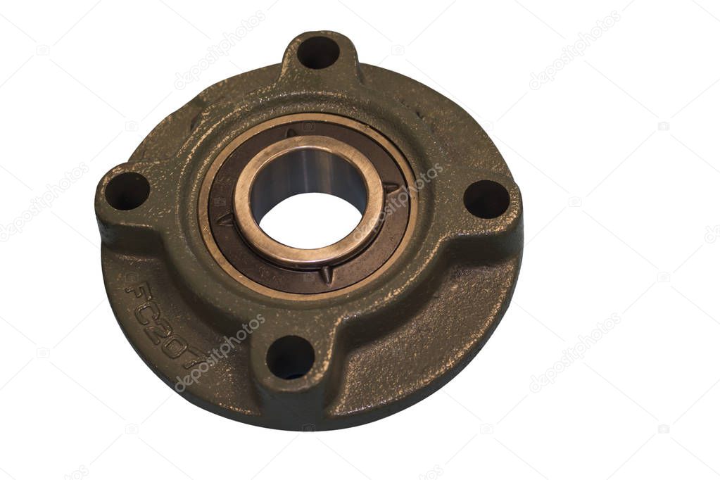bearing with cast iron housing ;