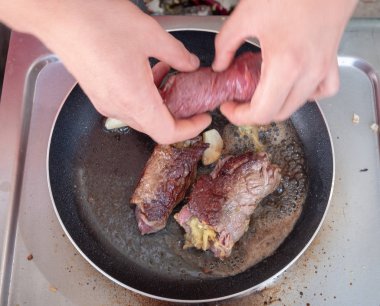 Sadece eller yemek otel ya da restoran mutfak şefi