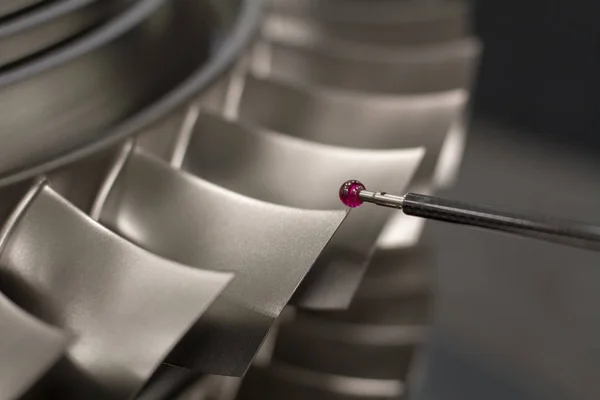 endüstriyel fabrika sürecinde işleme sonra boyut metal parçalar Cmm tarafından İnceleme