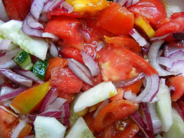 sebze taze yaz salatası