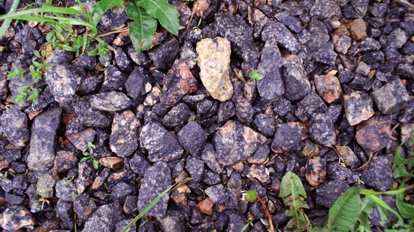 Schöne Strukturierte Hintergrund Aus Naturstein Natürliche Schotter Von Reicher Farbe — Stockfoto